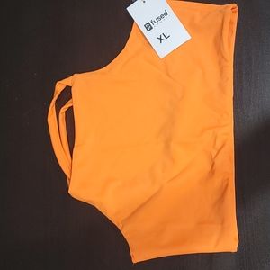XL Fused Hawaii MK top in Papaya NWT